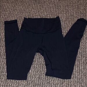 Blue lululemon High-Waisted Leggings (full length)